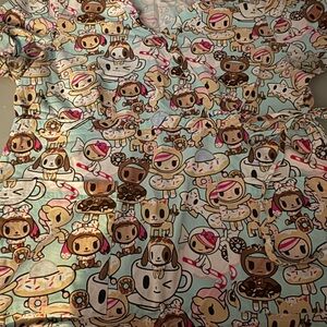 tokidoki Multicolor Character Print Blouse